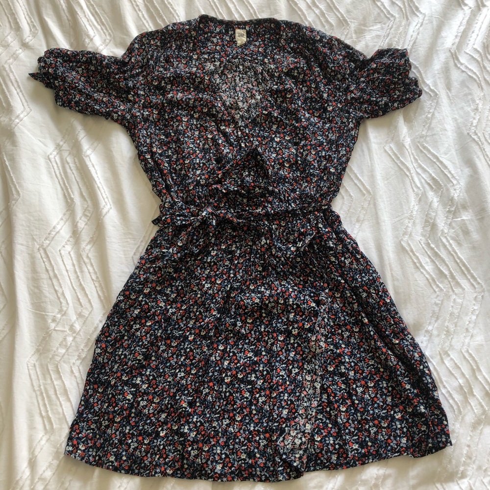 Gap Floral Shortsleeved Mini Dress